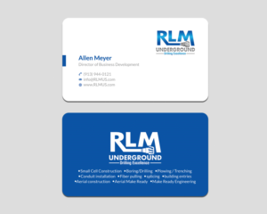 Diseño de Tarjeta de Presentación por Shahin Hossen para RLM Underground | Diseño #23526754