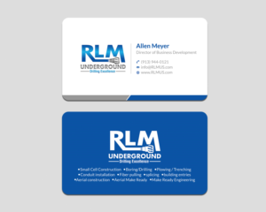 Business Card Design by Shahin Hossen for RLM Underground | Design: #23526823