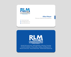 Business Card Design by Shahin Hossen for RLM Underground | Design: #23526968