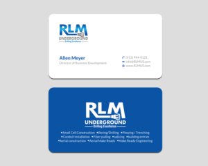 Design de Carte de Visite par Shahin Hossen pour RLM Underground | Design : #23526977