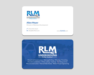 Design de Carte de Visite par Shahin Hossen pour RLM Underground | Design : #23527001