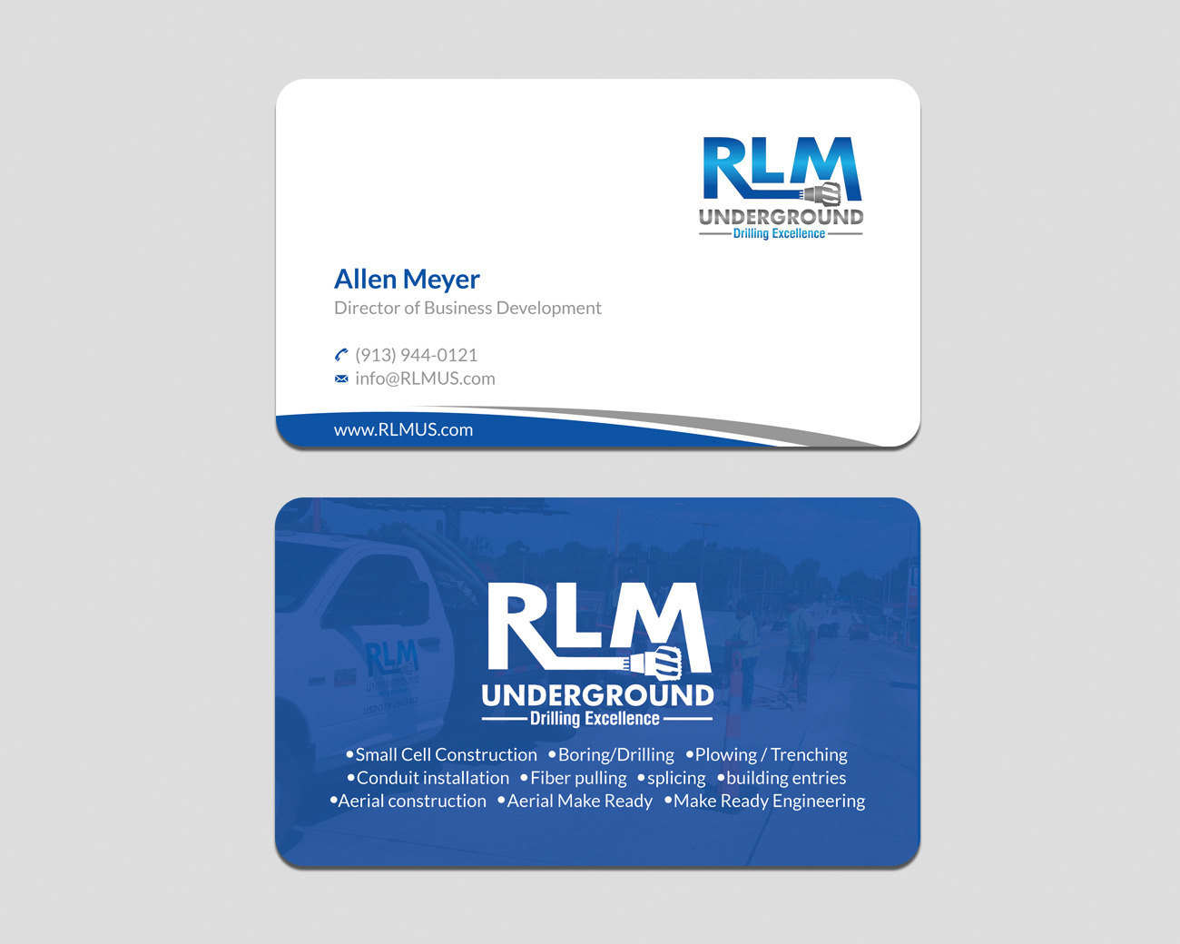 Business Card Design by Shahin Hossen for RLM Underground | Design #23527031