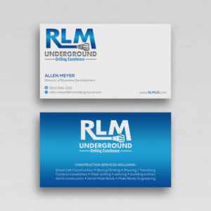 Design de Carte de Visite par WebixBD pour RLM Underground | Design : #23526642