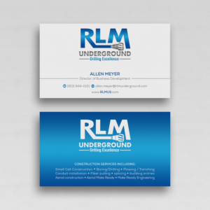 Design de Carte de Visite par WebixBD pour RLM Underground | Design : #23526687