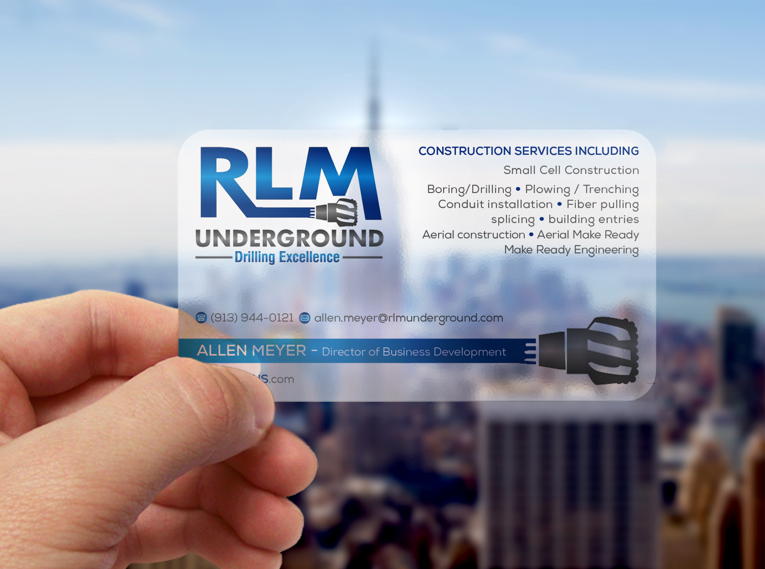 Business Card Design by WebixBD for RLM Underground | Design #23526799
