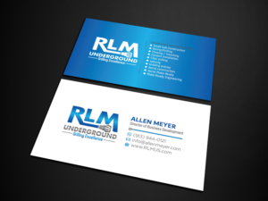 Business Card Design by Verified artistry for RLM Underground | Design: #23533419