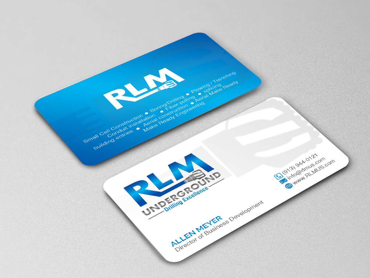 Design de Carte de Visite par Creations Box 2015 pour RLM Underground | Design #23532641