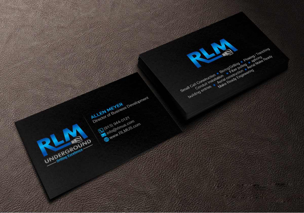 Business Card Design by Creations Box 2015 for RLM Underground | Design #23532736