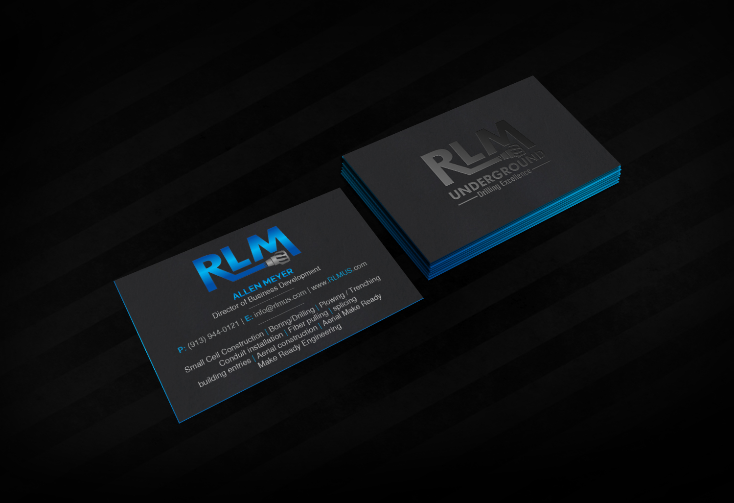 Business Card Design by Creations Box 2015 for RLM Underground | Design #23544597