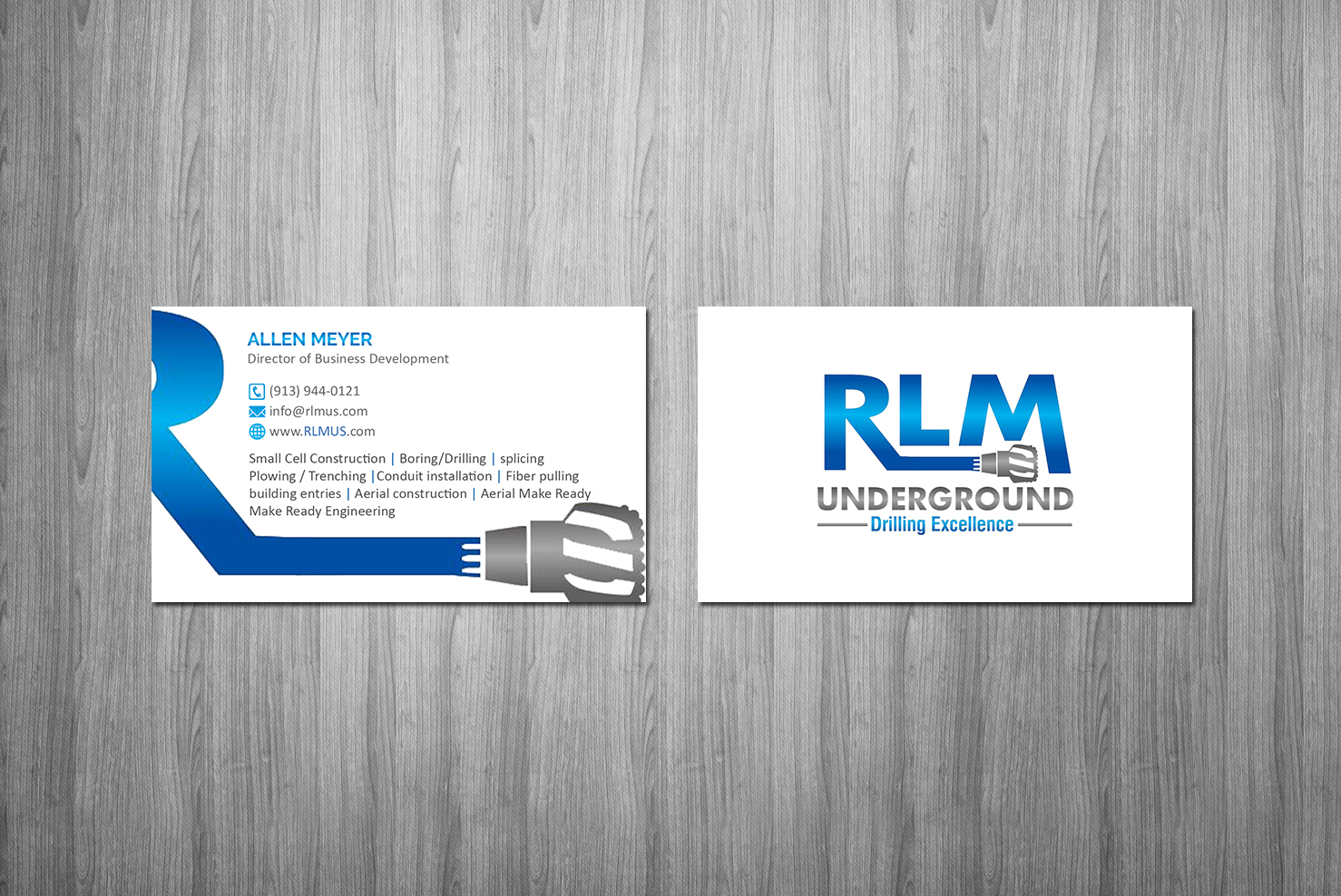 Business Card Design by Creations Box 2015 for RLM Underground | Design #23544599