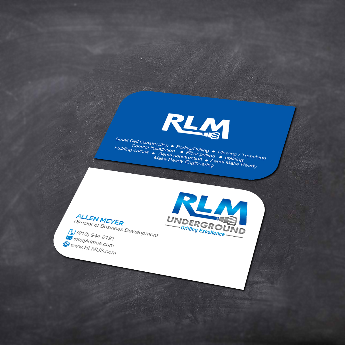Business Card Design by Creations Box 2015 for RLM Underground | Design #23544601