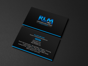 Business Card Design by Creations Box 2015 for RLM Underground | Design: #23544603