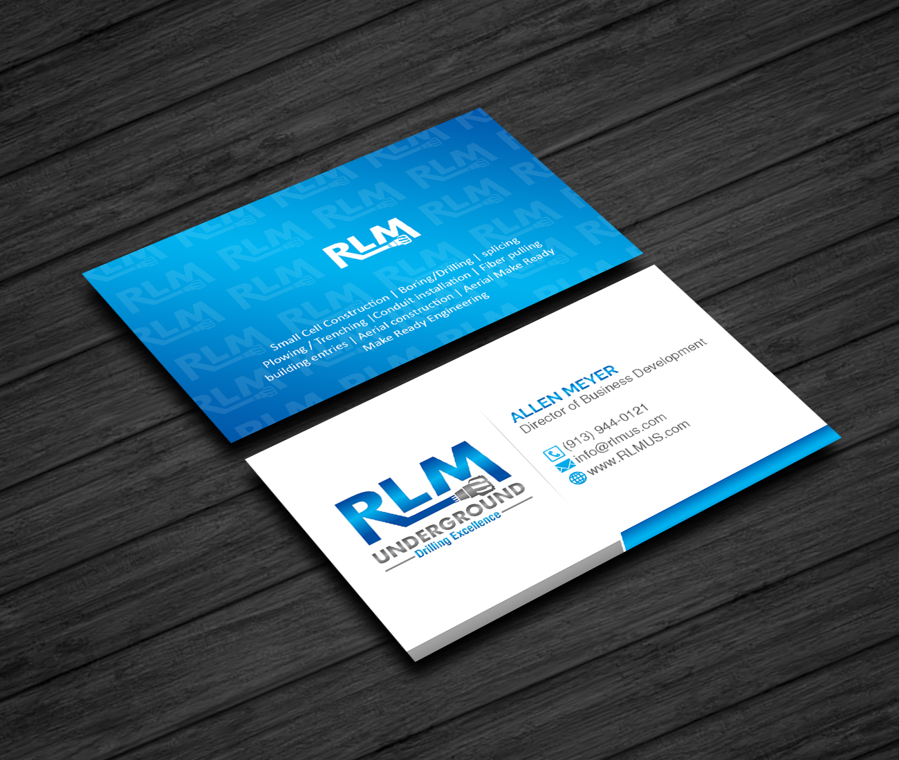 Business Card Design by Creations Box 2015 for RLM Underground | Design #23544604