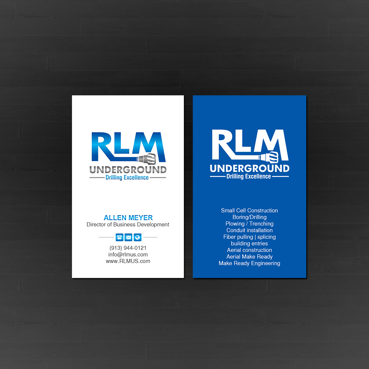 Design de Carte de Visite par Creations Box 2015 pour RLM Underground | Design #23544609