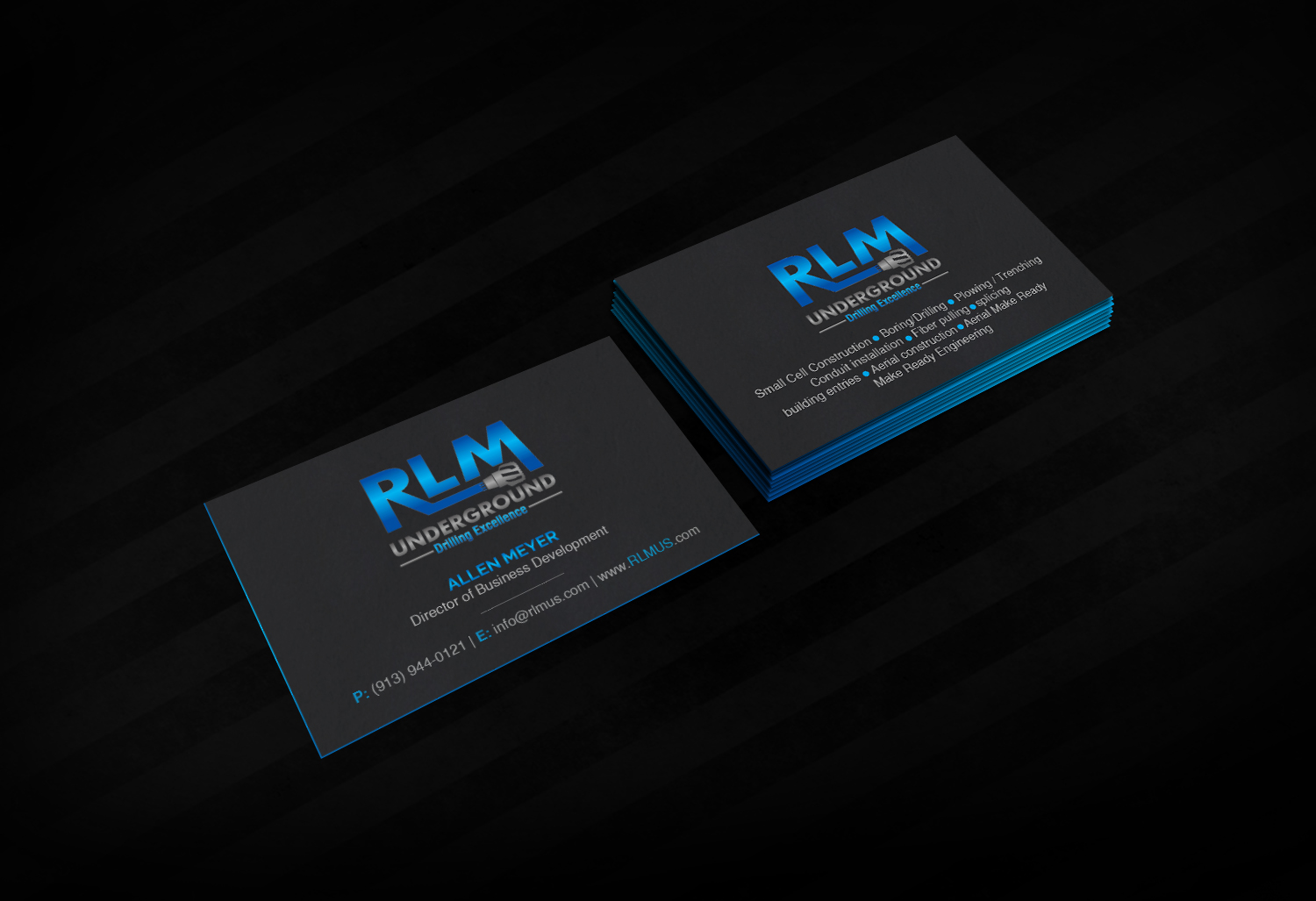 Diseño de Tarjeta de Presentación por Creations Box 2015 para RLM Underground | Diseño #23554505