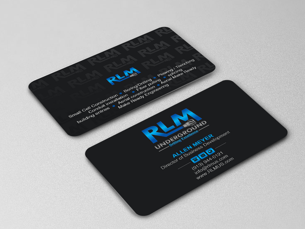 Business Card Design by Creations Box 2015 for RLM Underground | Design #23554506