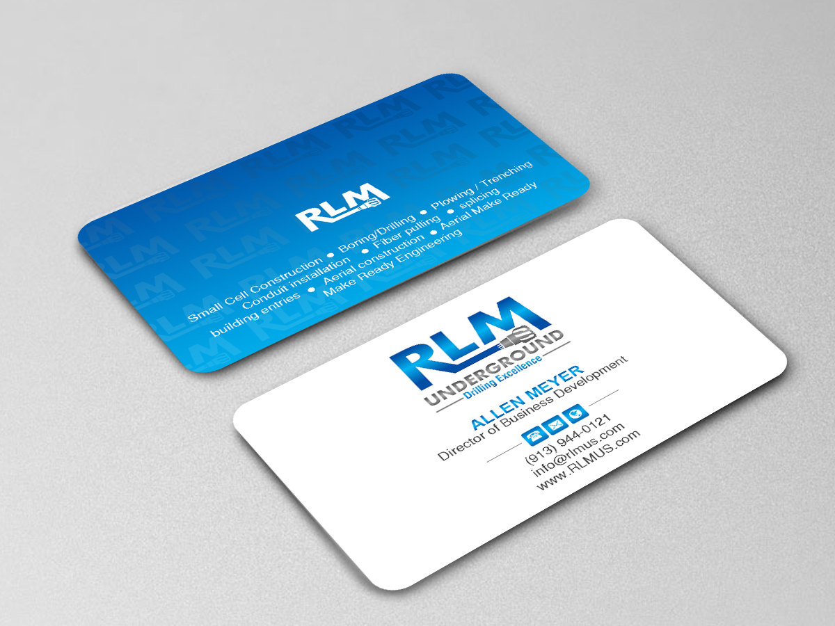 Diseño de Tarjeta de Presentación por Creations Box 2015 para RLM Underground | Diseño #23554513