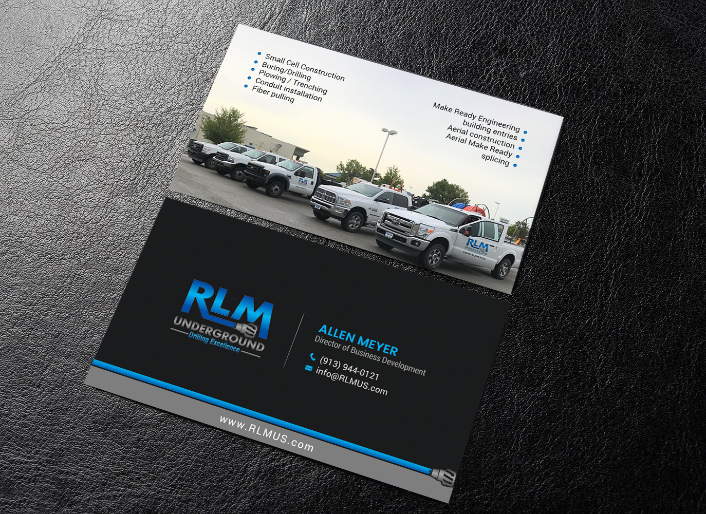 Visitenkarten-Design von chandrayaan.creative für RLM Underground | Design #23532535