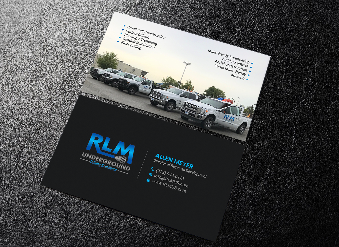 Visitenkarten-Design von chandrayaan.creative für RLM Underground | Design #23532538