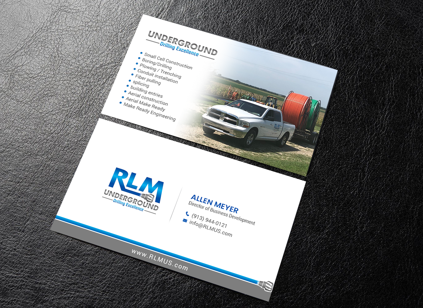 Business Card Design by chandrayaan.creative for RLM Underground | Design #23532539
