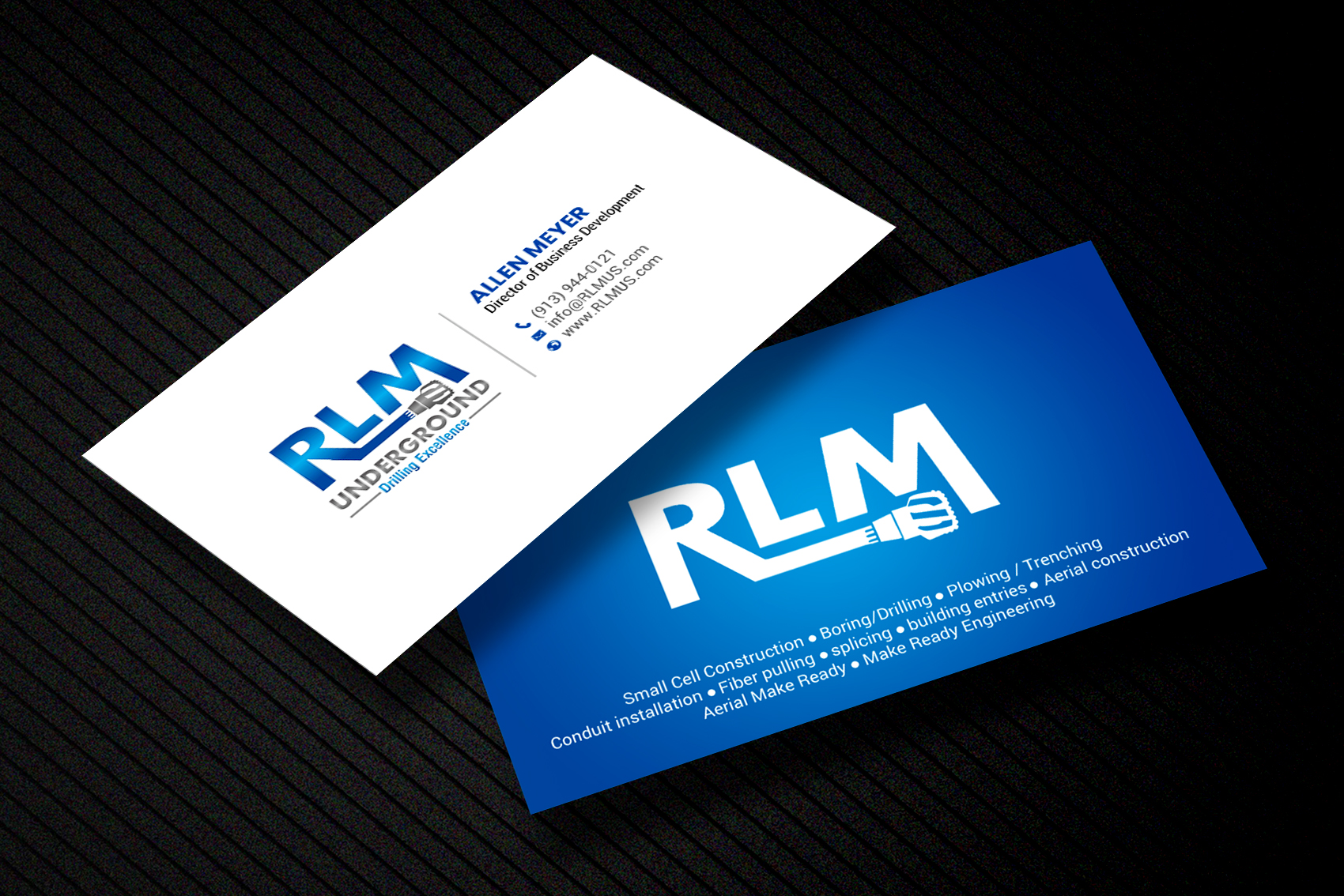 Diseño de Tarjeta de Presentación por chandrayaan.creative para RLM Underground | Diseño #23532543