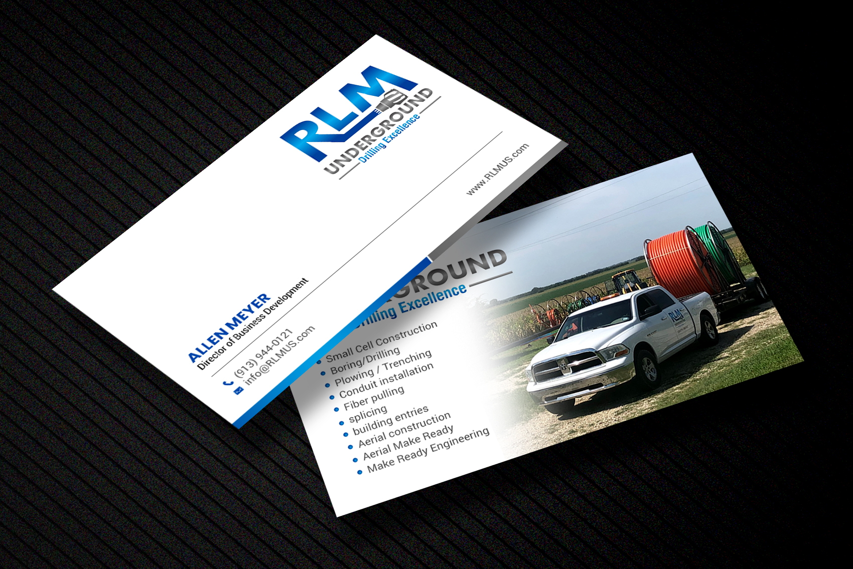 Business Card Design by chandrayaan.creative for RLM Underground | Design #23532545