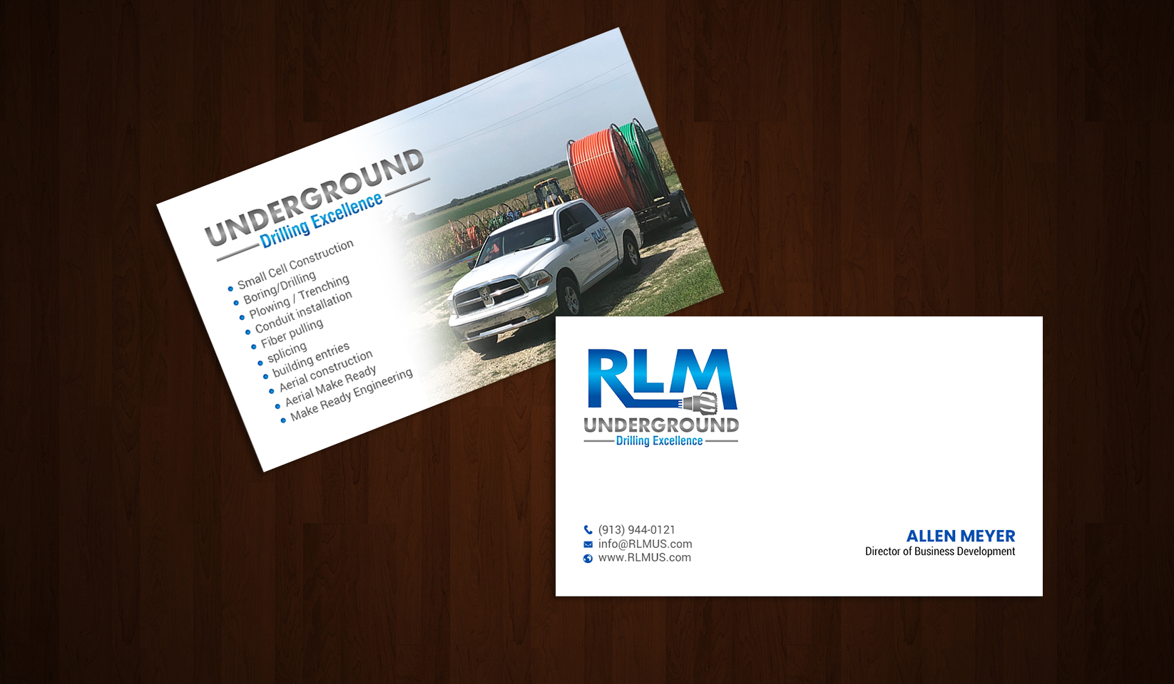Business Card Design by chandrayaan.creative for RLM Underground | Design #23532551