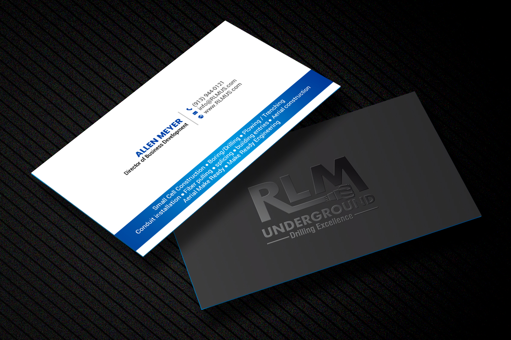 Business Card Design by chandrayaan.creative for RLM Underground | Design #23532552