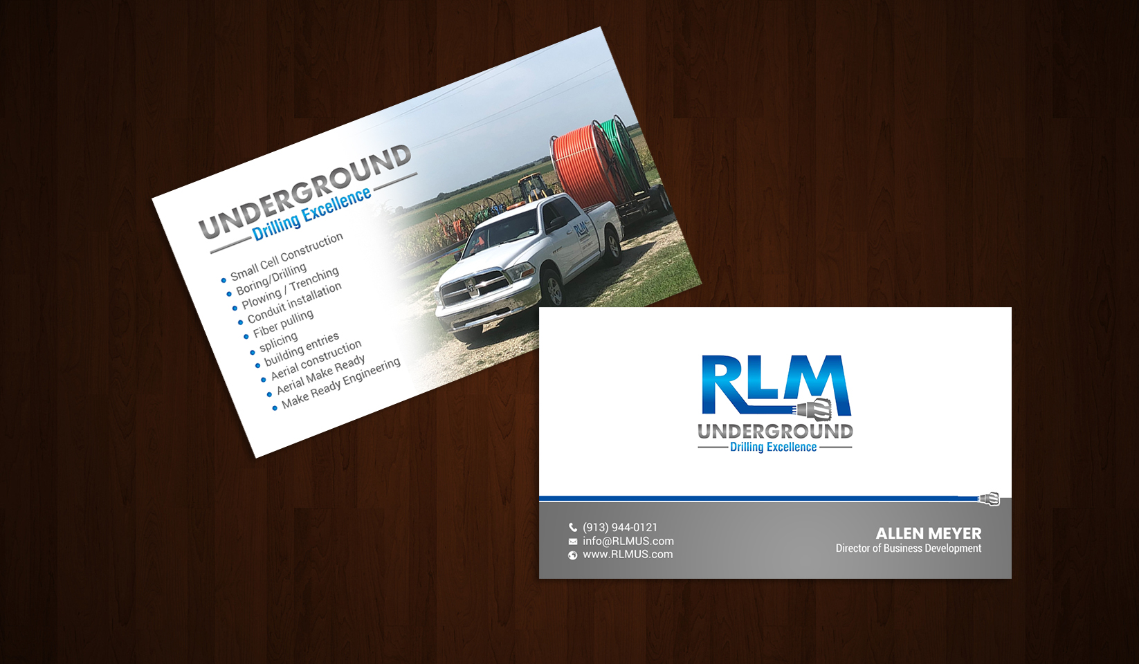 Business Card Design by chandrayaan.creative for RLM Underground | Design #23532557