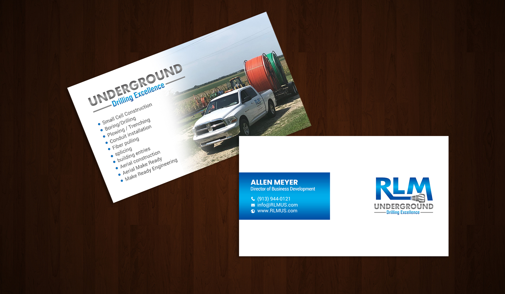 Business Card Design by chandrayaan.creative for RLM Underground | Design #23532558
