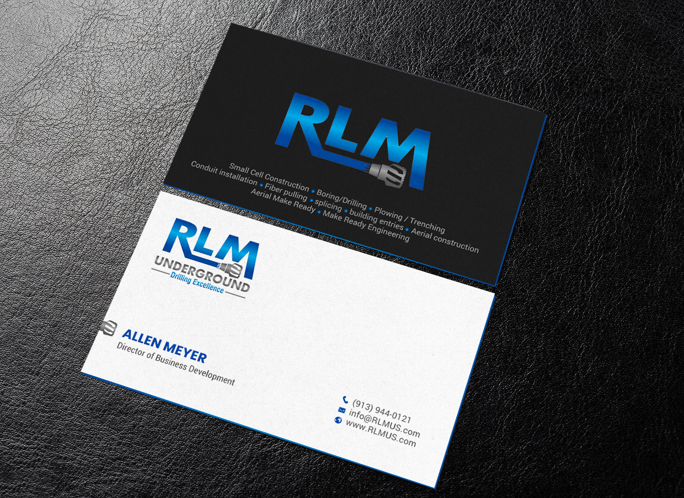 Diseño de Tarjeta de Presentación por chandrayaan.creative para RLM Underground | Diseño #23532570