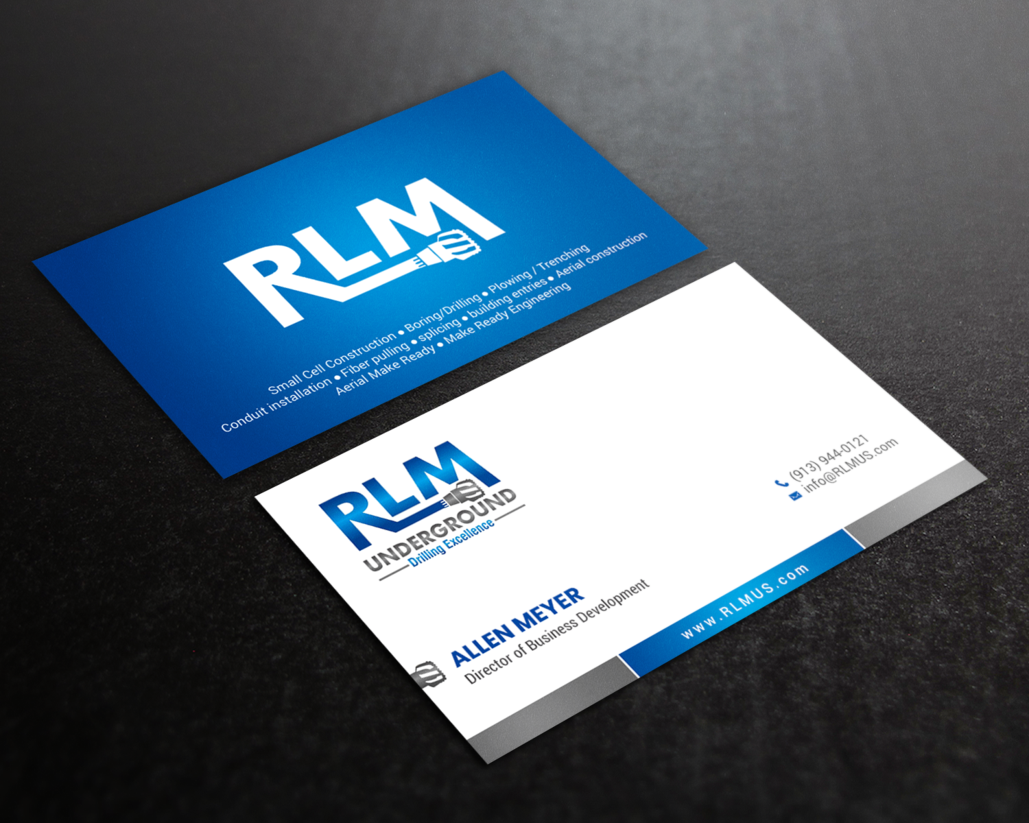 Design de Carte de Visite par chandrayaan.creative pour RLM Underground | Design #23532573