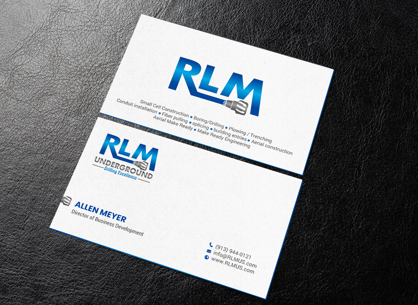 Design de Carte de Visite par chandrayaan.creative pour RLM Underground | Design #23532575