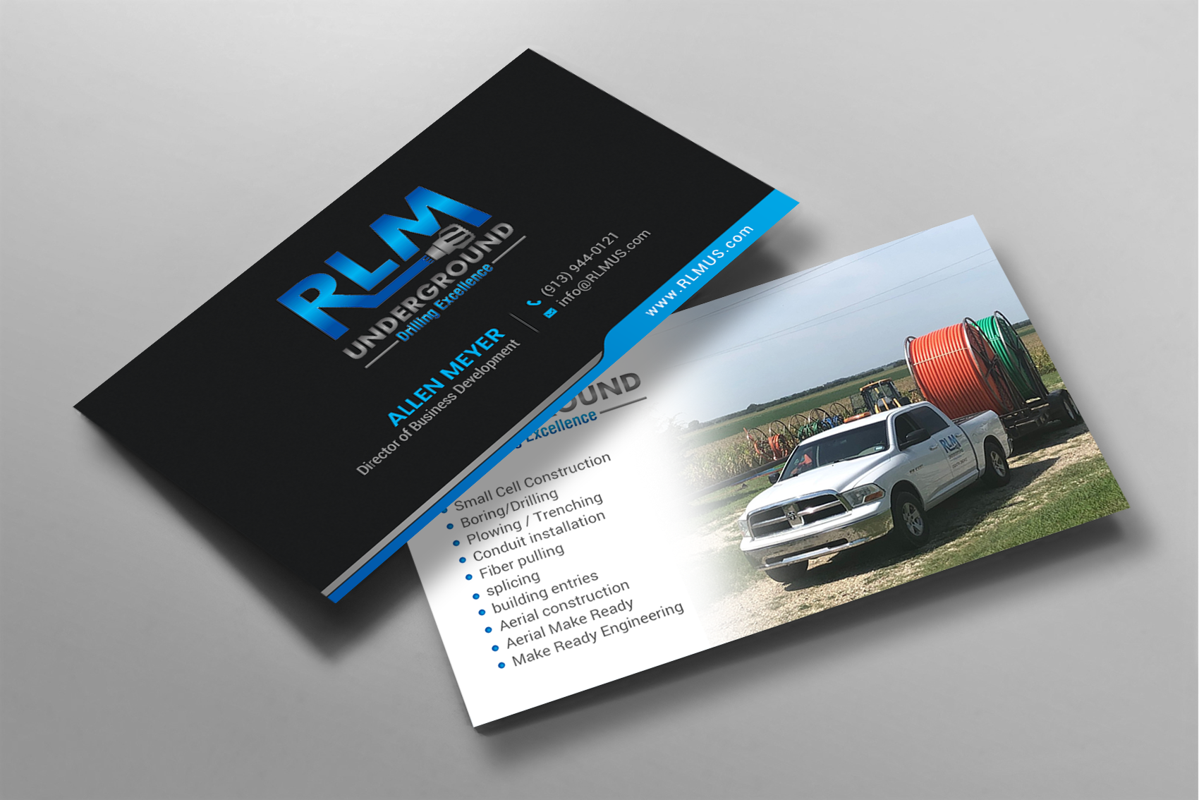 Design de Carte de Visite par chandrayaan.creative pour RLM Underground | Design #23545474