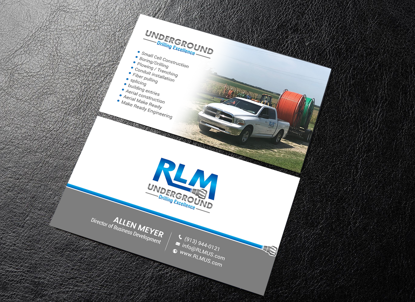 Business Card Design by chandrayaan.creative for RLM Underground | Design #23545475