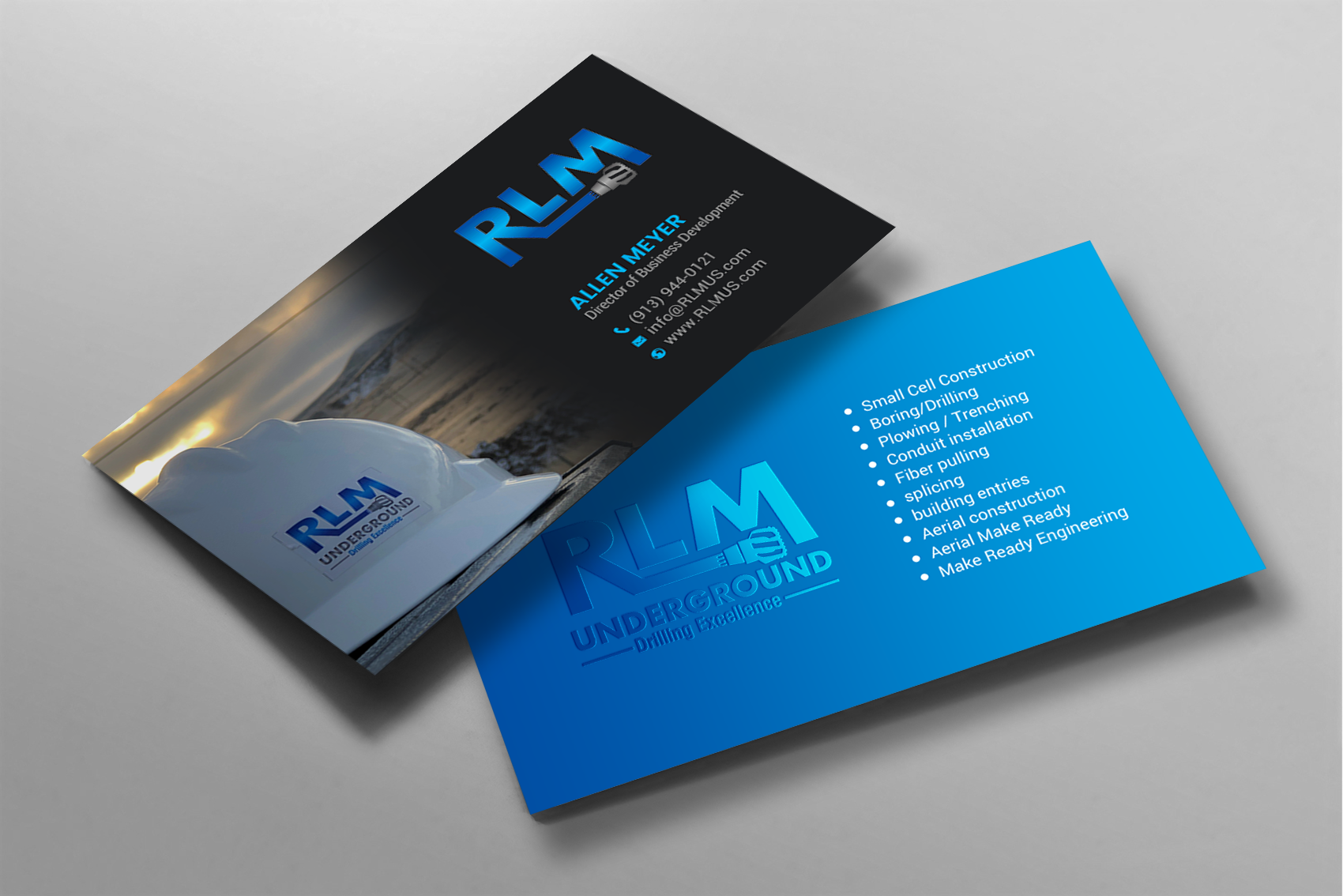 Business Card Design by chandrayaan.creative for RLM Underground | Design #23545476
