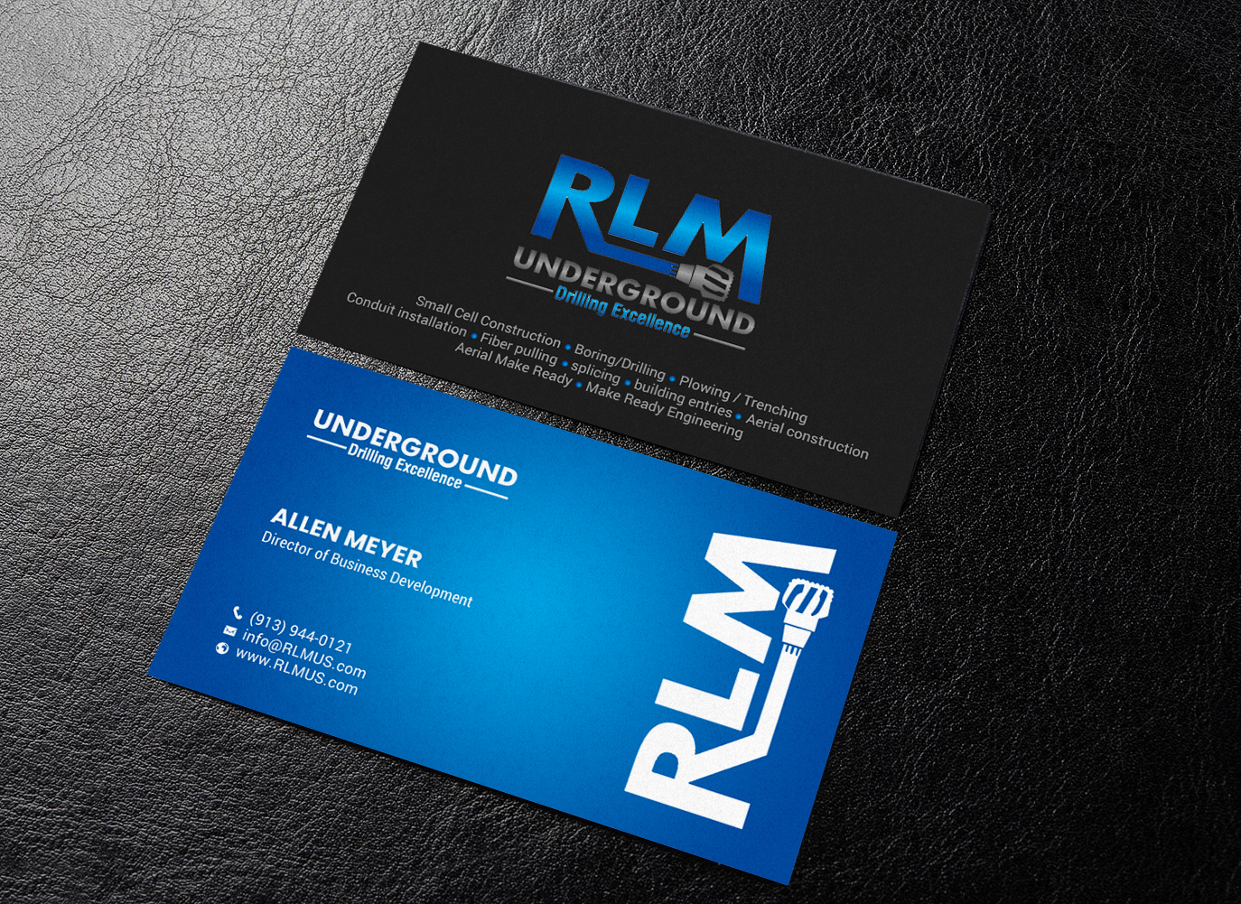 Business Card Design by chandrayaan.creative for RLM Underground | Design #23545492