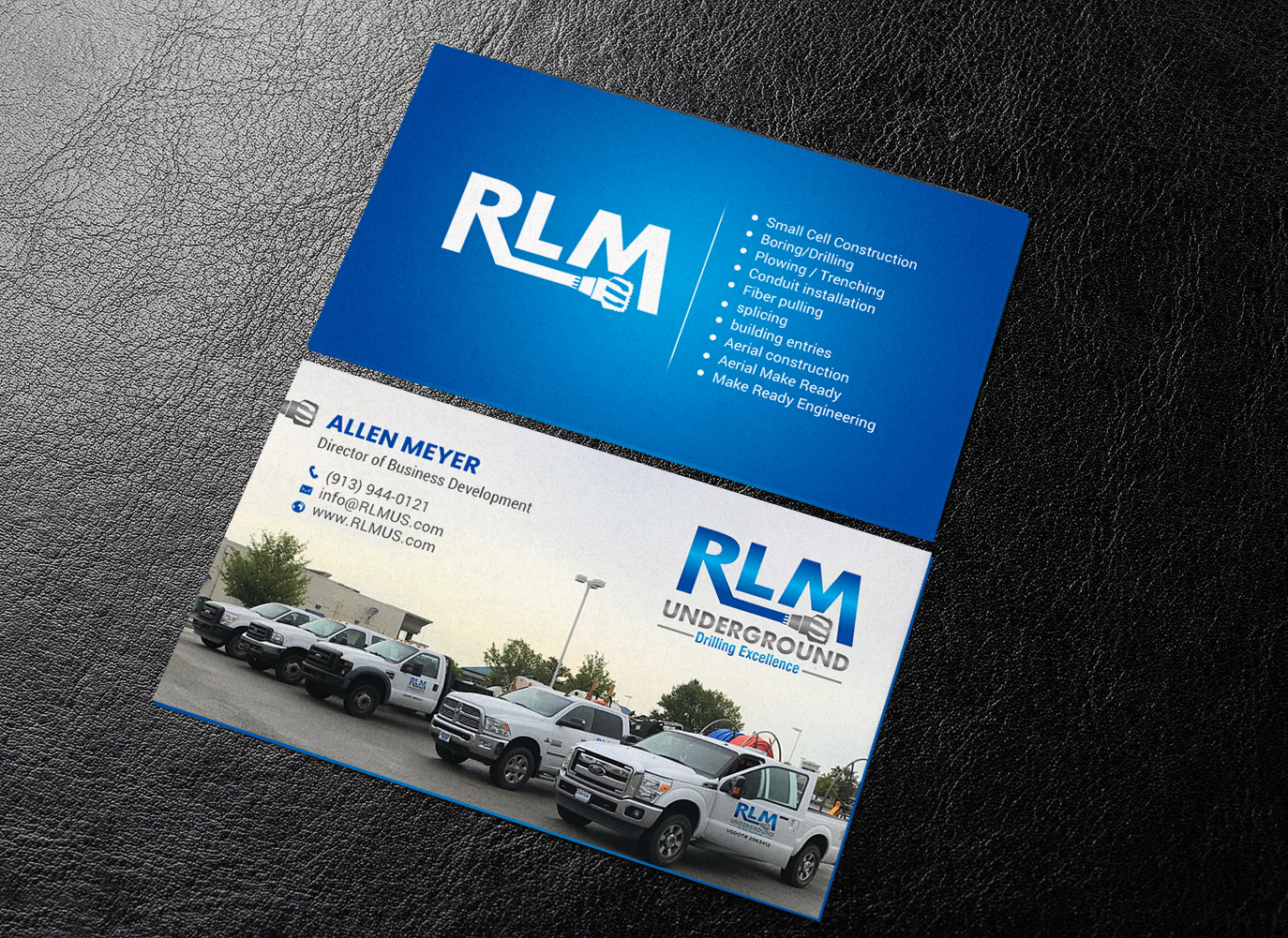 Design de Carte de Visite par chandrayaan.creative pour RLM Underground | Design #23545495