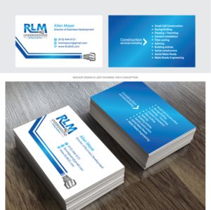 RLM Underground Business Card project 01/23/2020 | Business Card Design by somani