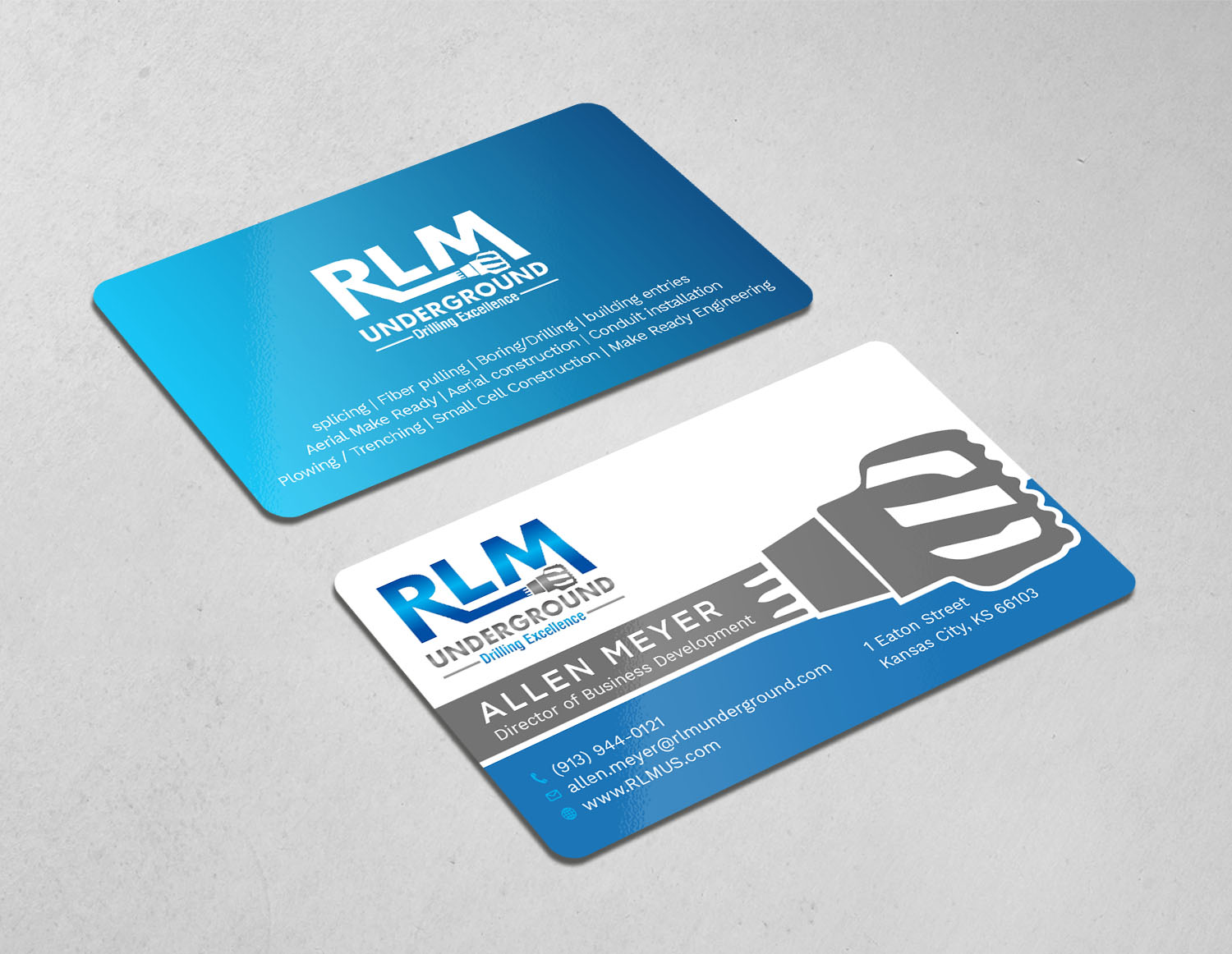 Diseño de Tarjeta de Presentación por Tripti Ranjan Gain para RLM Underground | Diseño #23531399