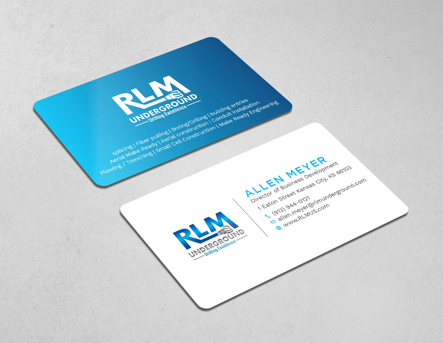 Diseño de Tarjeta de Presentación por Tripti Ranjan Gain para RLM Underground | Diseño #23531403