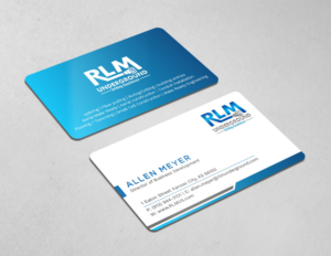 Design de Carte de Visite par Tripti Ranjan Gain pour RLM Underground | Design : #23531404