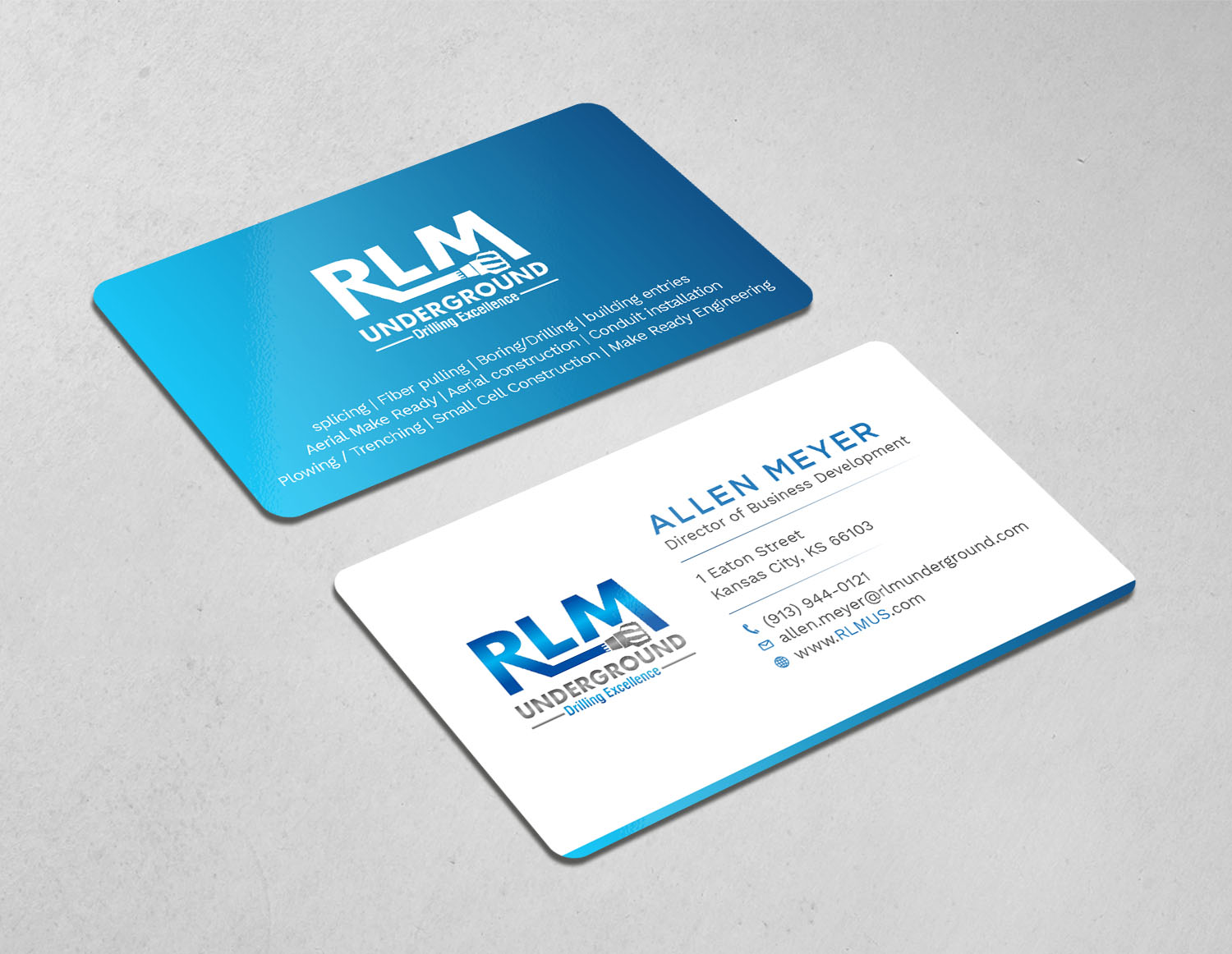 Diseño de Tarjeta de Presentación por Tripti Ranjan Gain para RLM Underground | Diseño #23531406