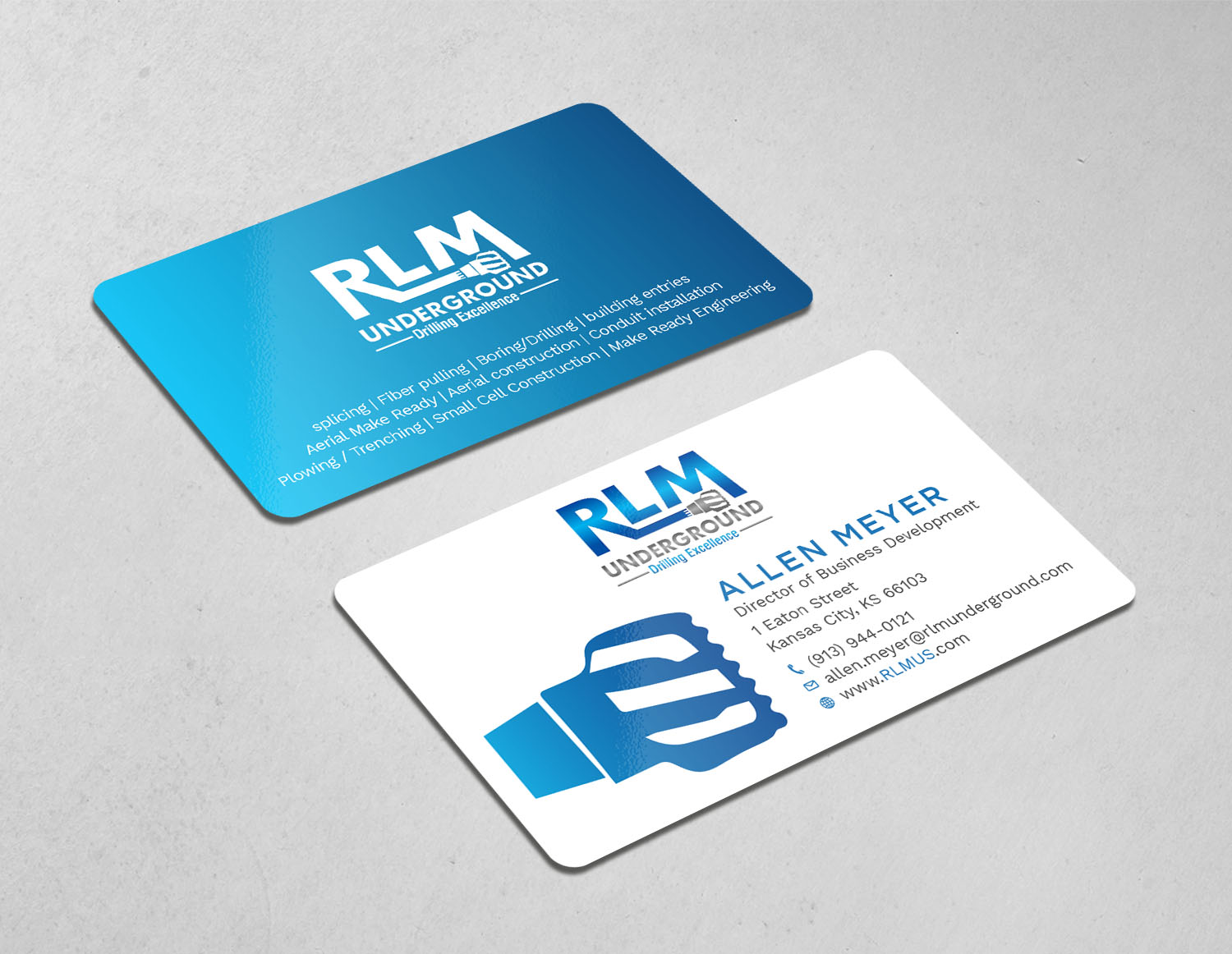 Diseño de Tarjeta de Presentación por Tripti Ranjan Gain para RLM Underground | Diseño #23531415