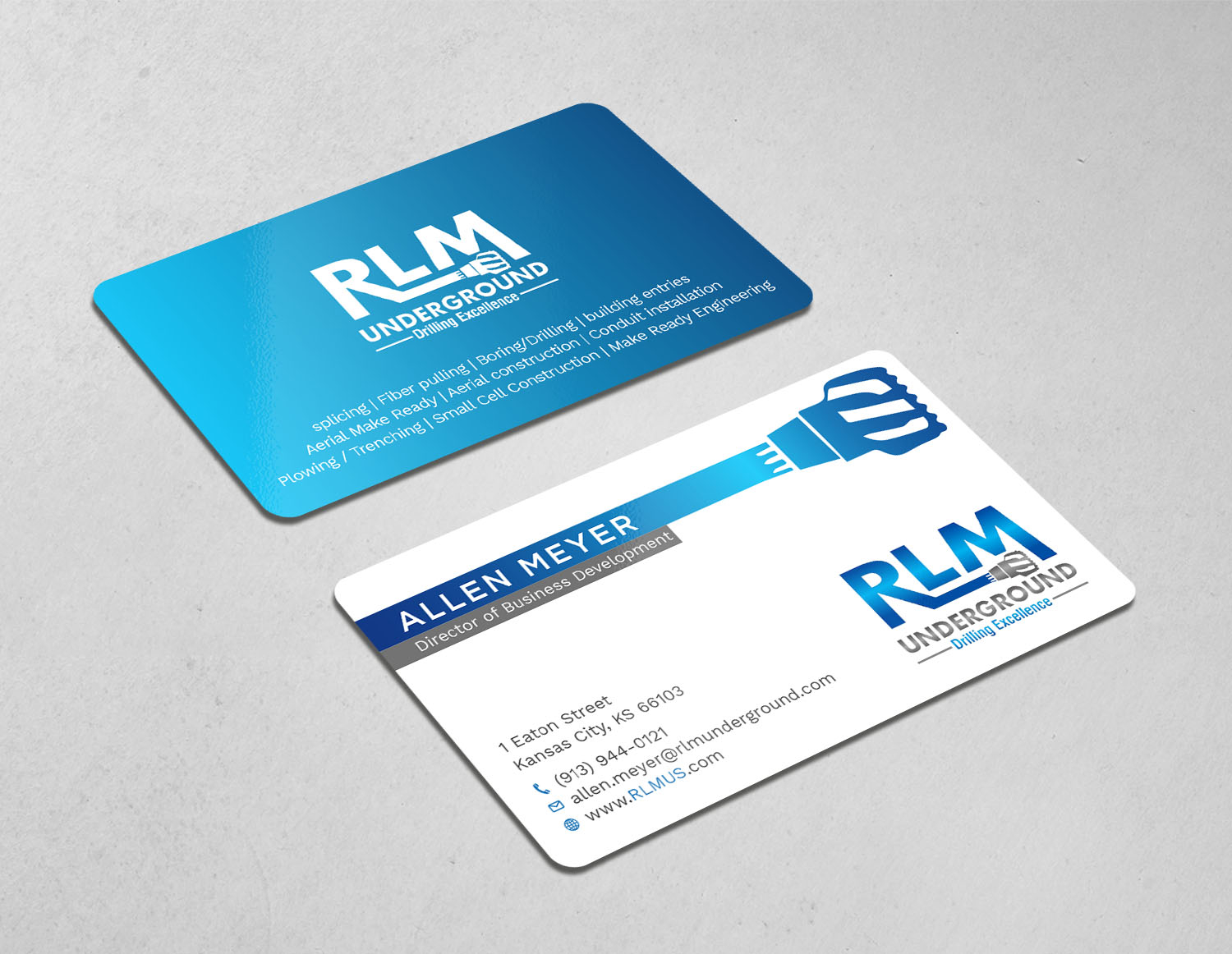 Diseño de Tarjeta de Presentación por Tripti Ranjan Gain para RLM Underground | Diseño #23531416