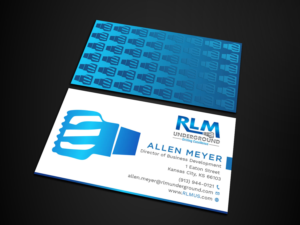 Design de Carte de Visite par Tripti Ranjan Gain pour RLM Underground | Design : #23531427