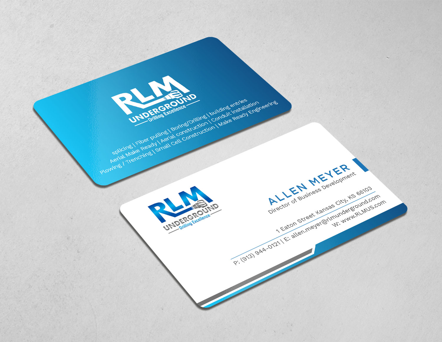 Diseño de Tarjeta de Presentación por Tripti Ranjan Gain para RLM Underground | Diseño #23531497