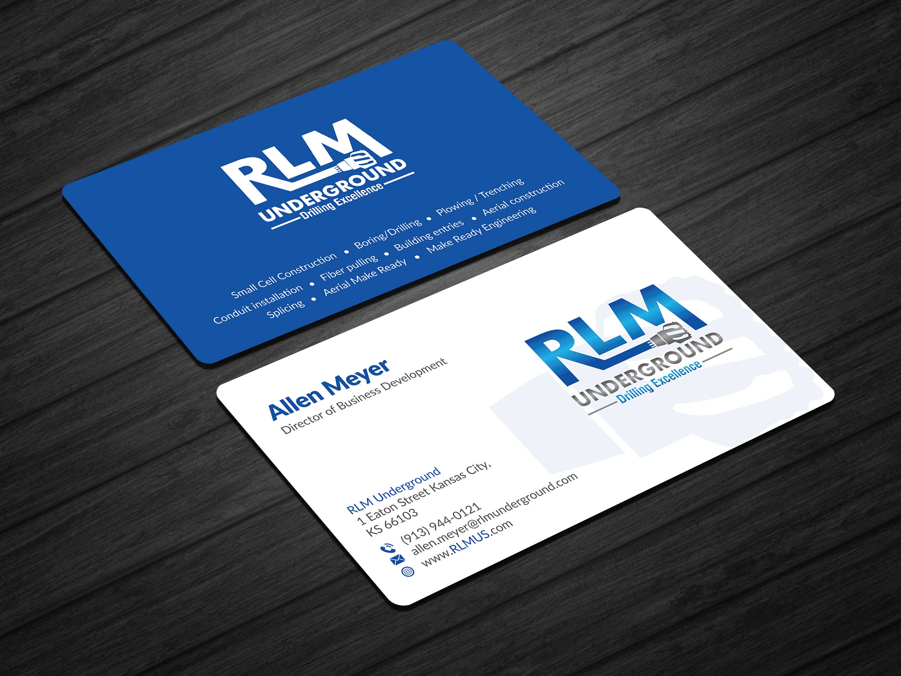 Business Card Design by Musa. A for RLM Underground | Design #23530582