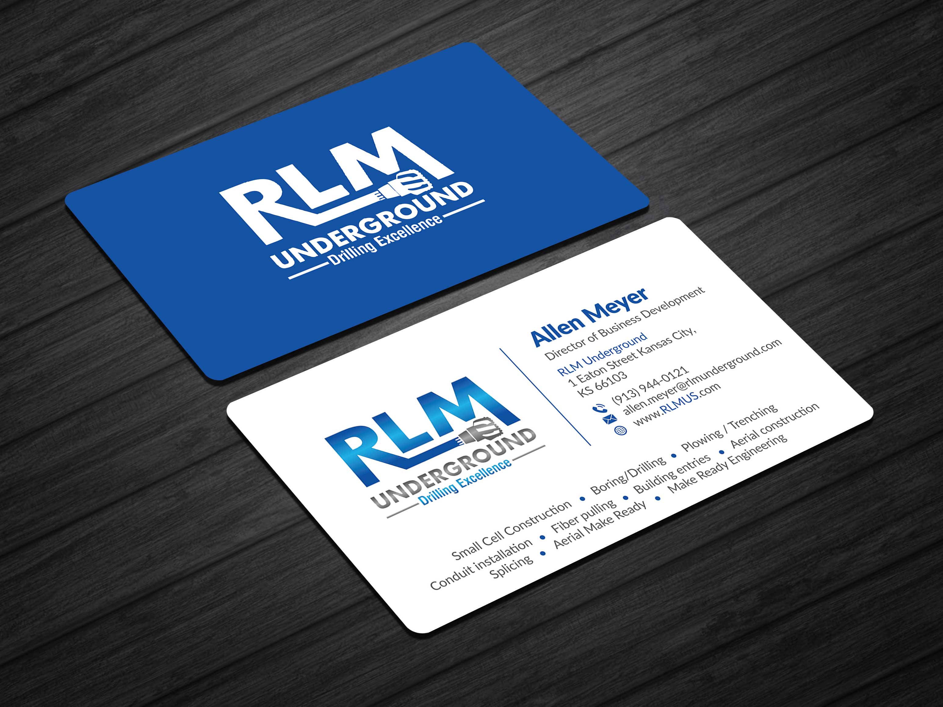 Business Card Design by Musa. A for RLM Underground | Design #23530583