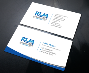 Design de Carte de Visite par Uttom 2 pour RLM Underground | Design : #23532661